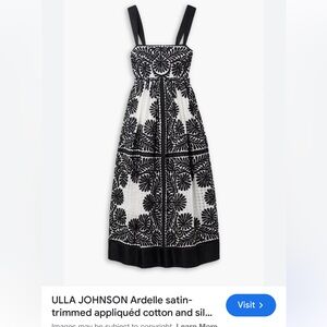 Ulla Johnson Ardelle dress. Size 6. Worn once. Like new.